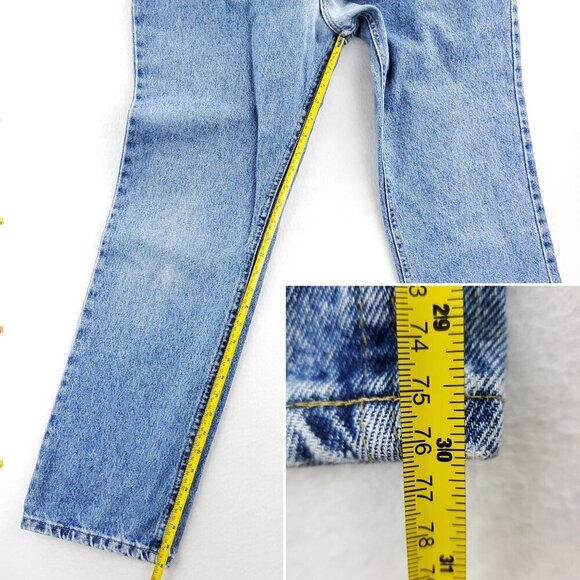 Lee Vintage Jeans USA Union Relaxed Straight Leg Cotton Men's "38x32" Real 36x30 - Picture 7 of 14